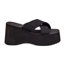 Flip Flip Flip Flip en Wedge y Platform Black negro