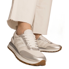 Zapatillas blancas deportes femeninos blanco