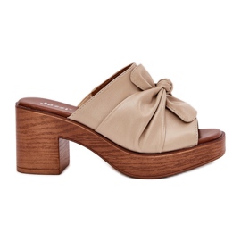 Flip Flip Flip Flip en el Eco -Leather Post Beige
