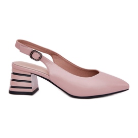 Tacones altos de las mujeres con narices puntiagudas Vinceza 62217 sucio rosa