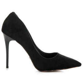 Seastar Tacones altos estilo leopardo negro