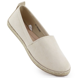 EMPADRILLES Mujeres de gamuza insertada Potocki PY16332 beige