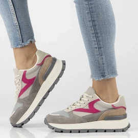 Filippo DP7070/25 zapatillas de cuero beige