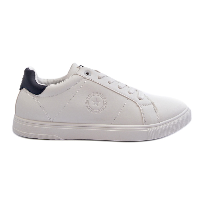 Zapatillas Bajas para Hombre Piel Ecológica Big Star NN174282 Blanco