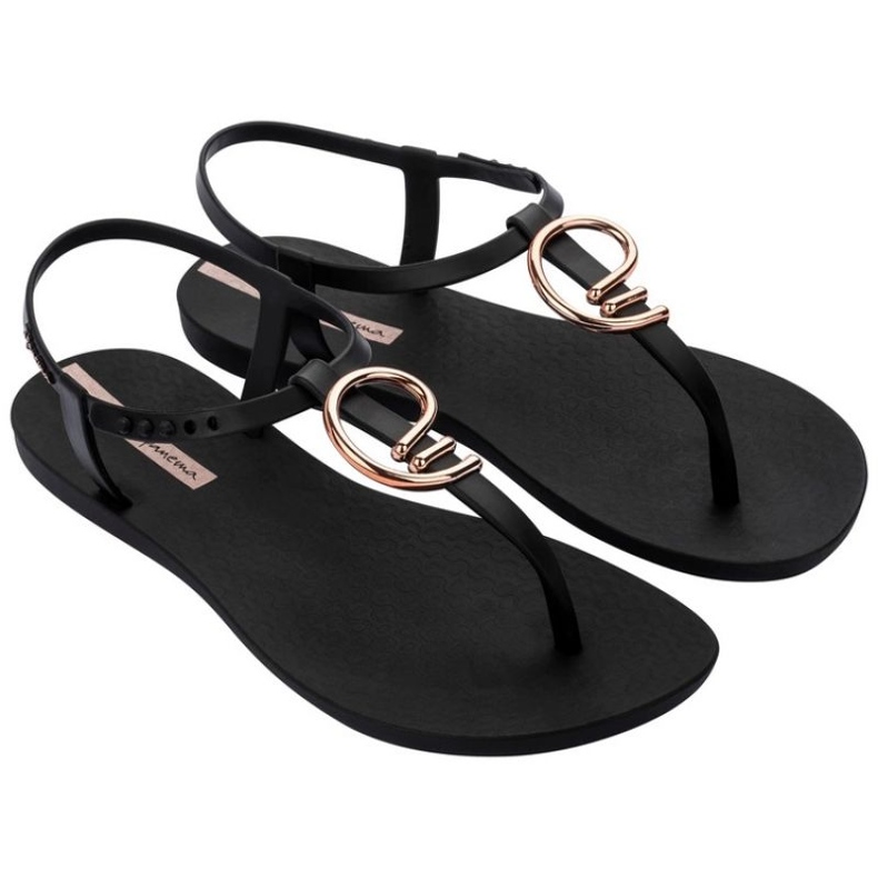 Ipanema Class Storish 83656 BD172 Sandles Negro de oro