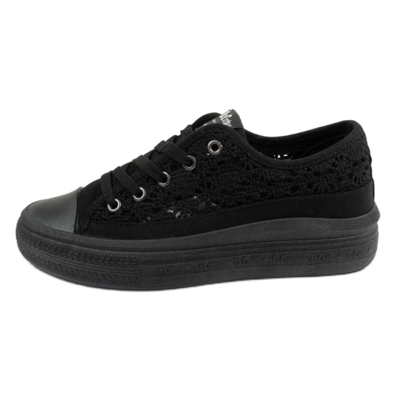 Lee Cooper LCW-23-44-1618L Zapatos de encaje negro zapatillas