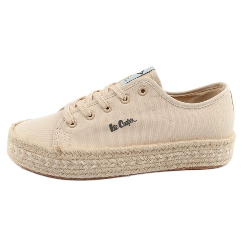 Lee Cooper LCW-25-44-3215L zapatos beige alpargatas