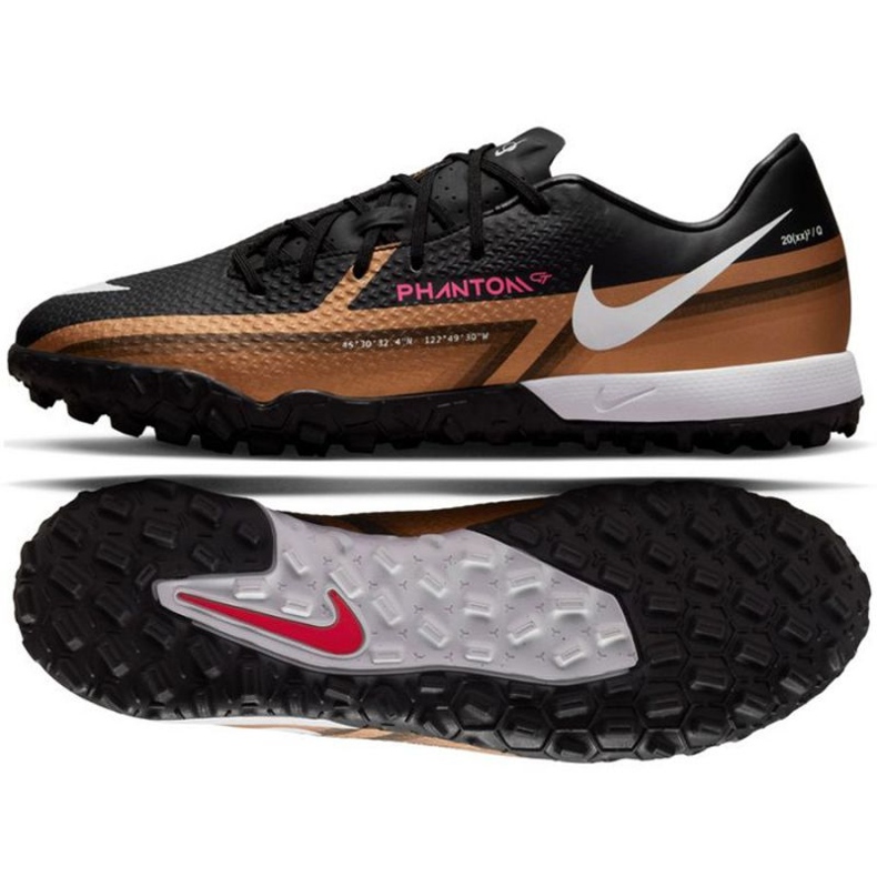 Zapatillas de fútbol Nike Phantom GT2 Academy Qatar Tf DR5965 810 negro