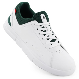 Zapatos deportivos de cuero para hombres blancos mcArthur MC19