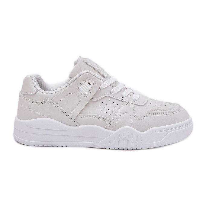 Zapatillas deportivas de zapatillas para mujeres con cuero ecológico blanco