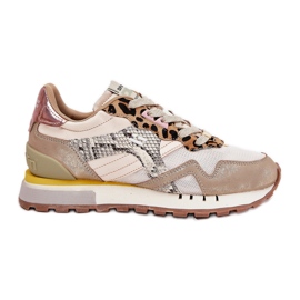 Zapatillas deportivas para mujeres D.Franklin DFSH378006 Oro dorado