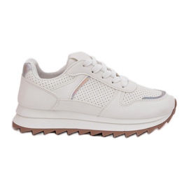 Deportivas Mujer Plataforma Blancas blanco