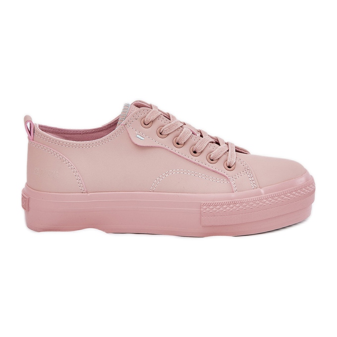 Zapatillas de deporte femenino en plataforma con eco cuero big star rr274a294 rosa rosado