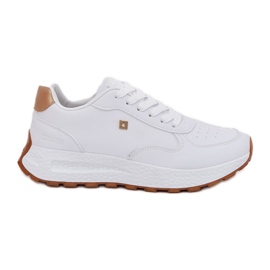Zapatos deportivos femeninos livianos Big Star RR274629 Hi-Polish White System blanco
