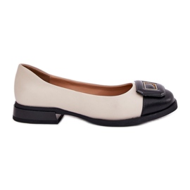 S.Barski Ballerinas de cuero con decoración D&A MK51-059 beige S.Barski Ballerinas de cuero con decoración D&A MK51-059 beige