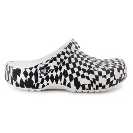 Crocs Classic Warped Checker Clog 211007-103 blanco