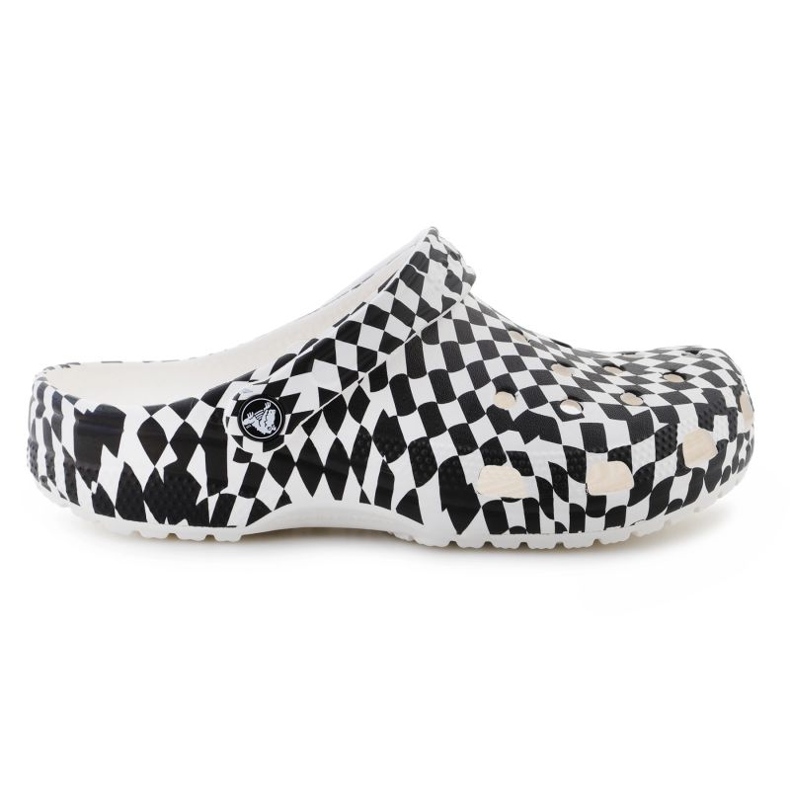 Crocs Classic Warped Checker Clog 211007-103 blanco