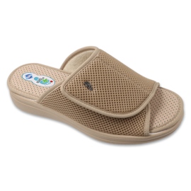 Dra. Befado zapatillas para mujeres PU 078D004 BEIGE VELCRO Dra. Befado zapatillas para mujeres PU 078D004 BEIGE VELCRO
