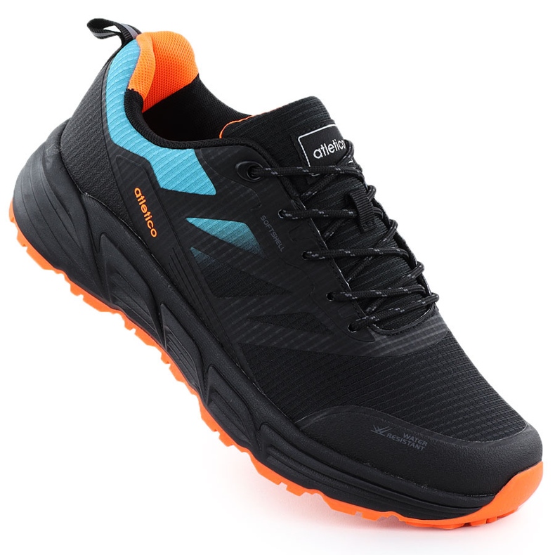 Atletico Zapatos deportivos para hombres impermeables Atlético negro VB17321