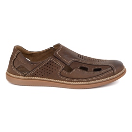 Olivier Zapatos transpirables para hombres rotos 203l marrón