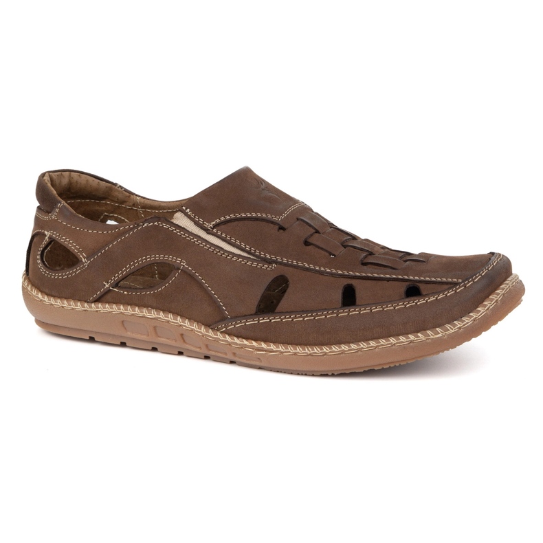 Olivier Airy Skimmed Men's Shoes 204L Dark Brown marrón