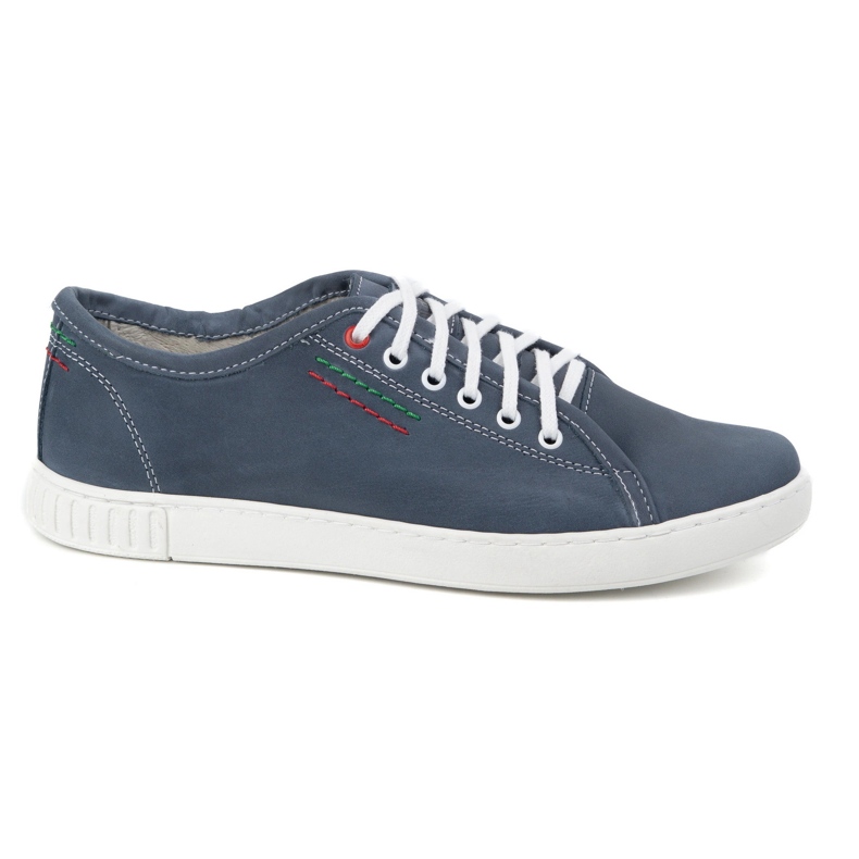Zapatos de cuero polbut modelo modelo 2129 azul marino