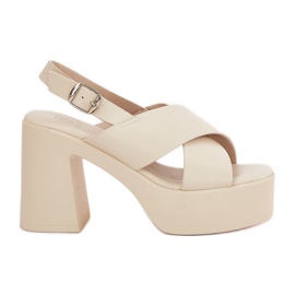 Sandalias para mujeres en el poste y plataforma con azul ecológico azul claro beige Sandalias para mujeres en el poste y plataforma con azul ecológico azul claro beige