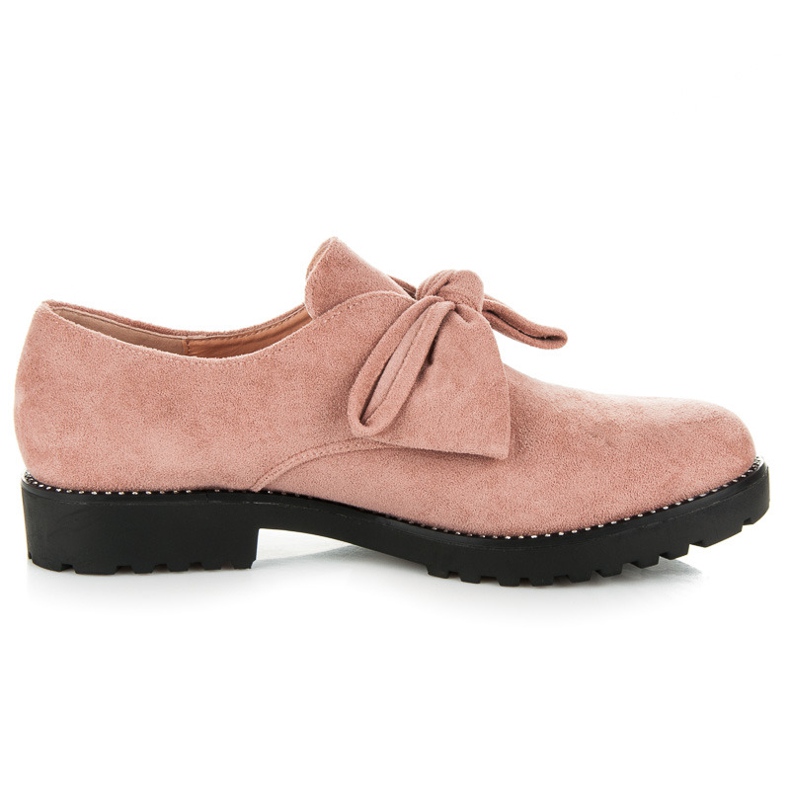 Seastar Zapatos de ante con lazo rosado
