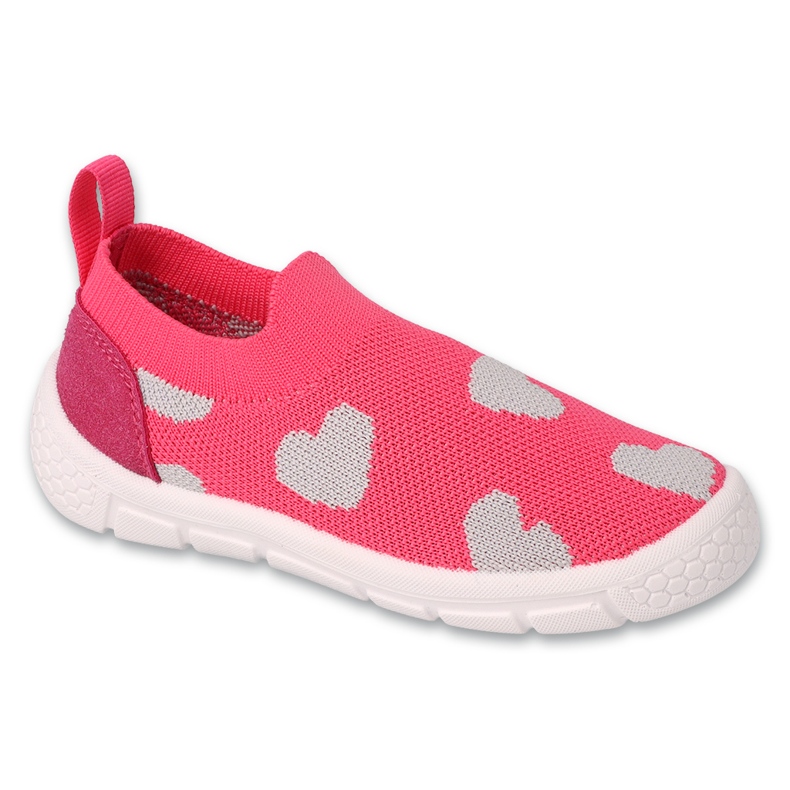 Befado deportivo infantil 102X019 rosa con corazones rosado