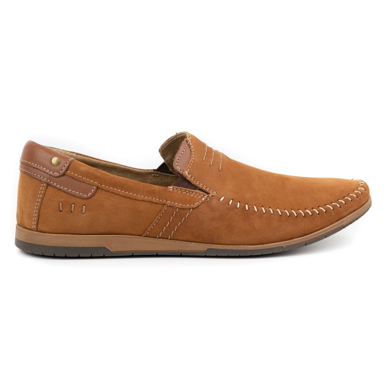 KOMODO Mocasines piel hombre 876 camel marrón KOMODO Mocasines piel hombre 876 camel marrón