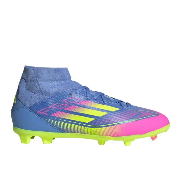 Adidas F50 League FG/MG Mid JP7264 Zapatos de fútbol azul