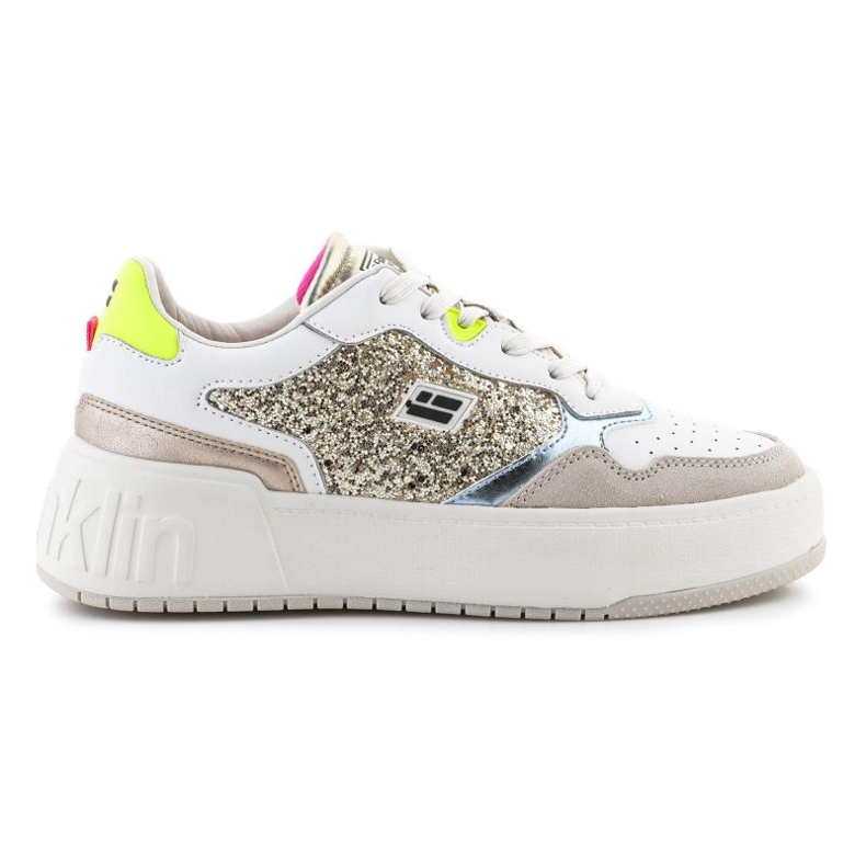 D.Franklin D. Franklin Court Glitter básico DFSH321096 zapatos-oro blanco
