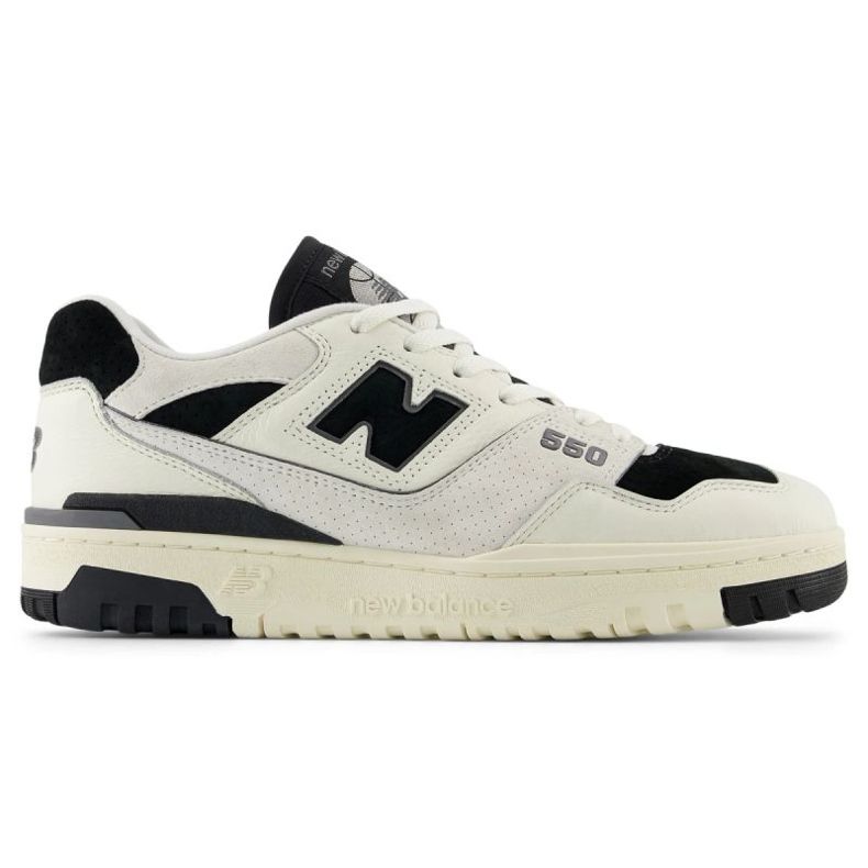 New Balance Unisex BB550Leg Zapatos blancos y negros