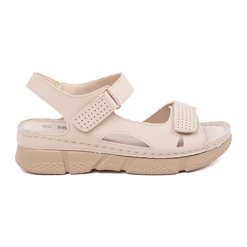 Goodin Sandalias de mujer beige clásica Goodin Sandalias de mujer beige clásica