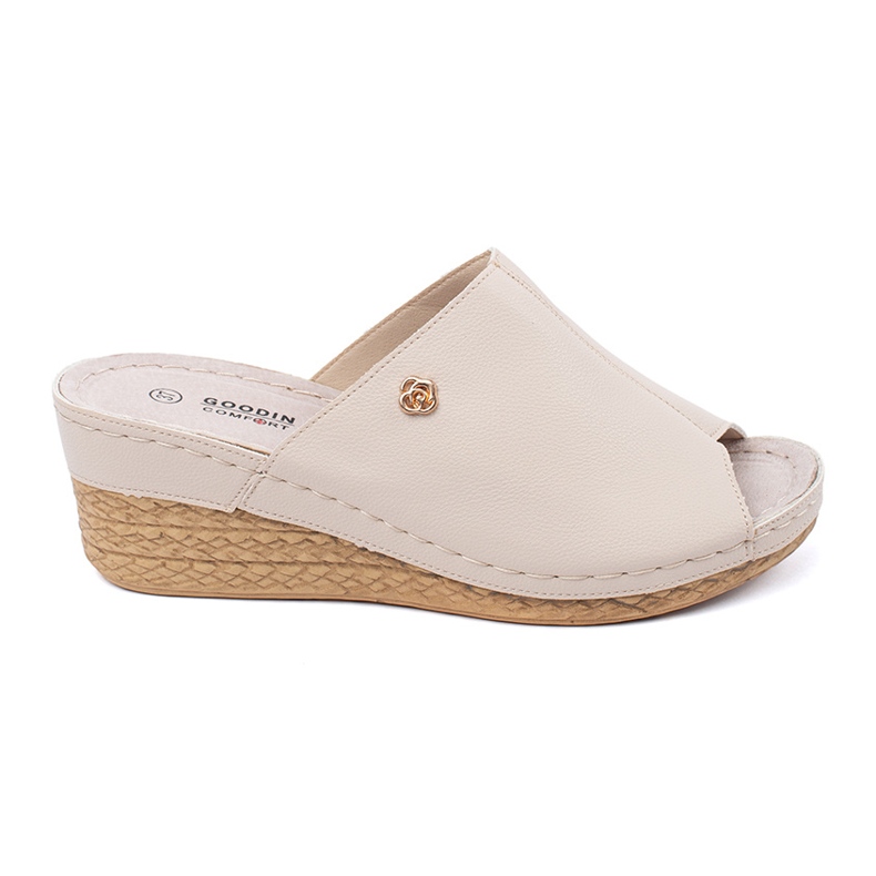 Goodin Cuñas beige para mujeres