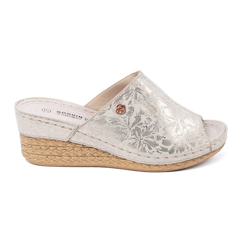 Goodin Cuñas ligeras de mujeres beige cuñas para mujeres