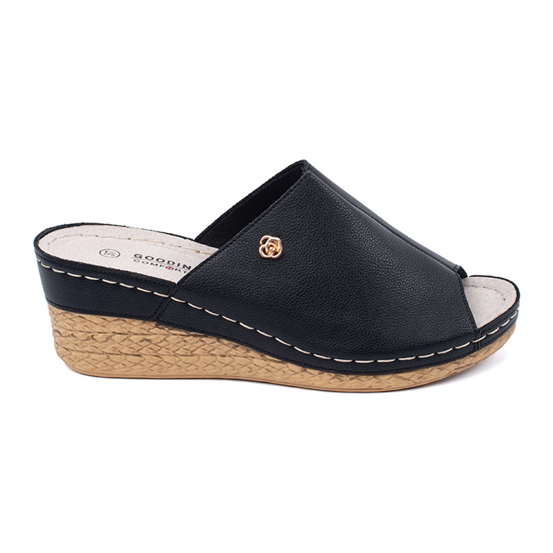Goodin Cuñas de mujeres negras negro Goodin Cuñas de mujeres negras negro