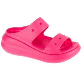 Zapatillas Crocs Classic Crush Sandal 207670-6zq rosa