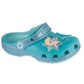 Crocs Classic Frozen Elsa Clog Flip Flip Flip 210235-90h azul