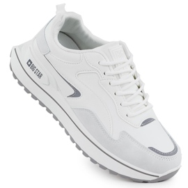 Big Star Zapatos deportivos femeninos blancos grandes estrellas rr274a213