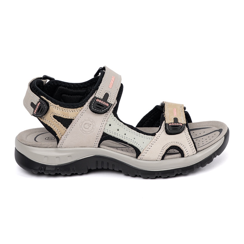 Goodin Sandalias deportivas multicolores beige