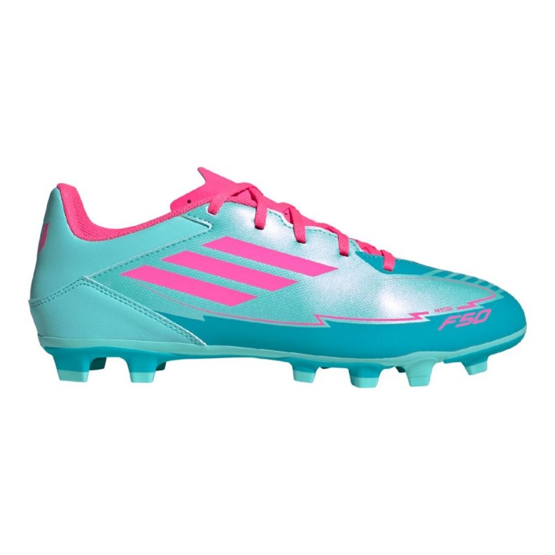 Adidas F50 Club FG/MG Messi IH0929 Zapatos de fútbol azul