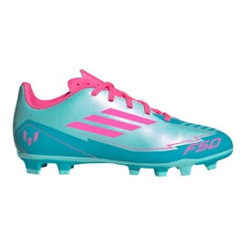 Adidas F50 Club FG/MG Messi IH0932 Zapatos de fútbol azul