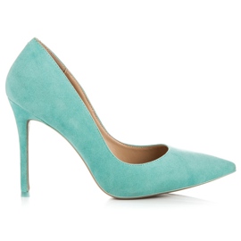 Vices Tacones de ante azul