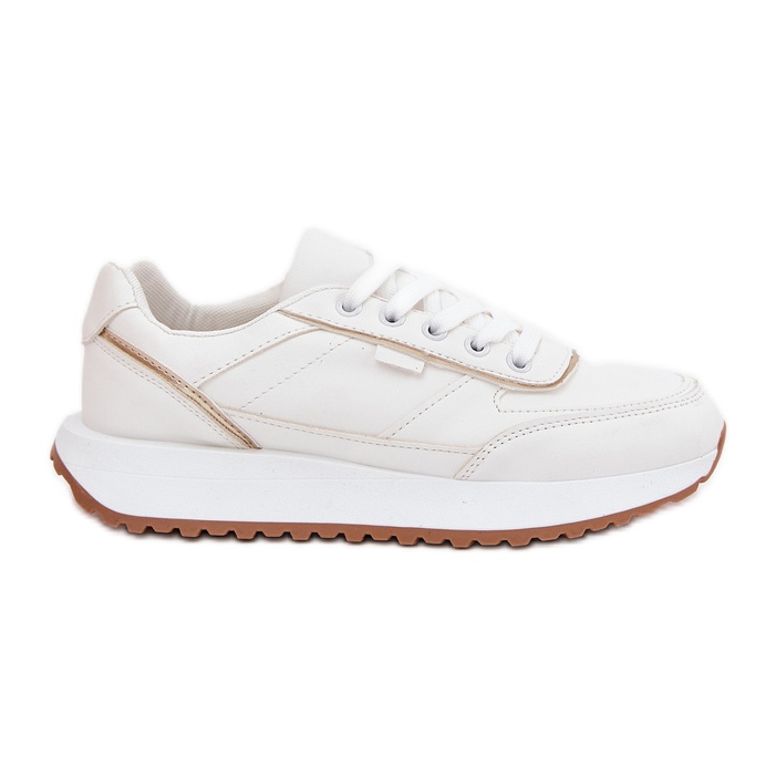 Zapatos deportivos femeninos en plataforma blanca blanco
