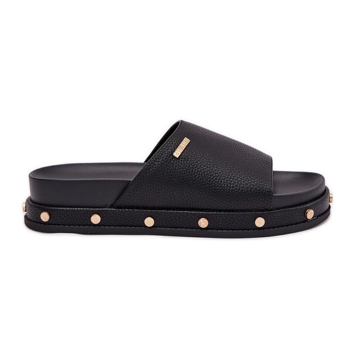 Flip Flip Flip Flip en la plataforma con Big Star RR274214 Black Studs negro Flip Flip Flip Flip en la plataforma con Big Star RR274214 Black Studs negro