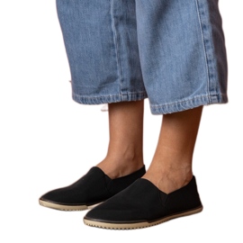 Zapatillas negras para mujeres -zapatillas de deporte negro
