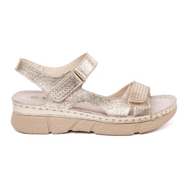 Goodin Sandalias de mujer Golden Classic Women dorado