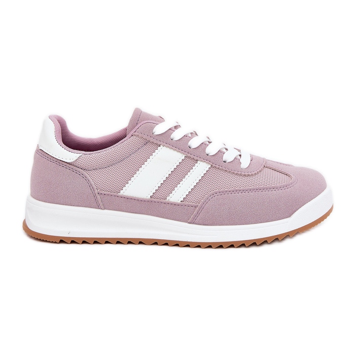 Evento Zapatillas de deporte femeninas con gamuza ecológico púrpura violeta