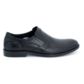 Olivier Zapatos de hombre elegantes en piel 283LU negro